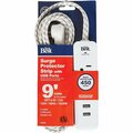 All-Source 2-Outlet/2-USB 450J White Surge Protector with 9 Ft. Braided Cord LTS-02H/A10
